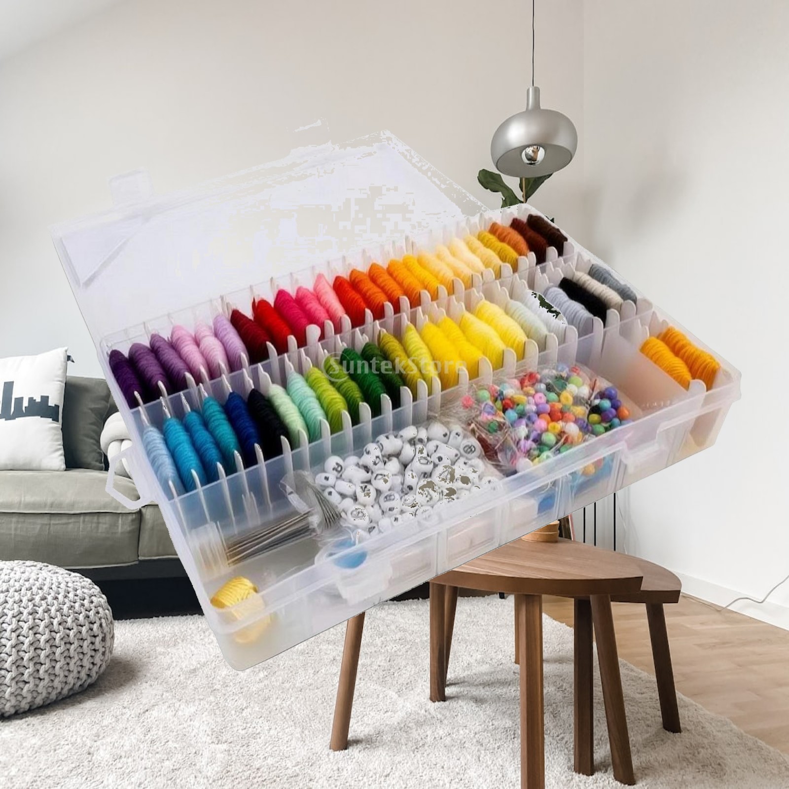 Embroidery Craft - Kit de Fios para Bordado com