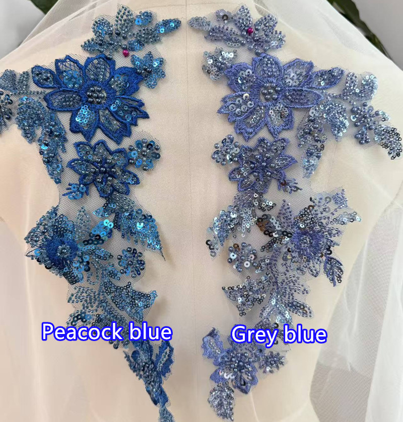 10PCS Aplique de Renda Bordada - Applique Patch Flower avaliação e preço