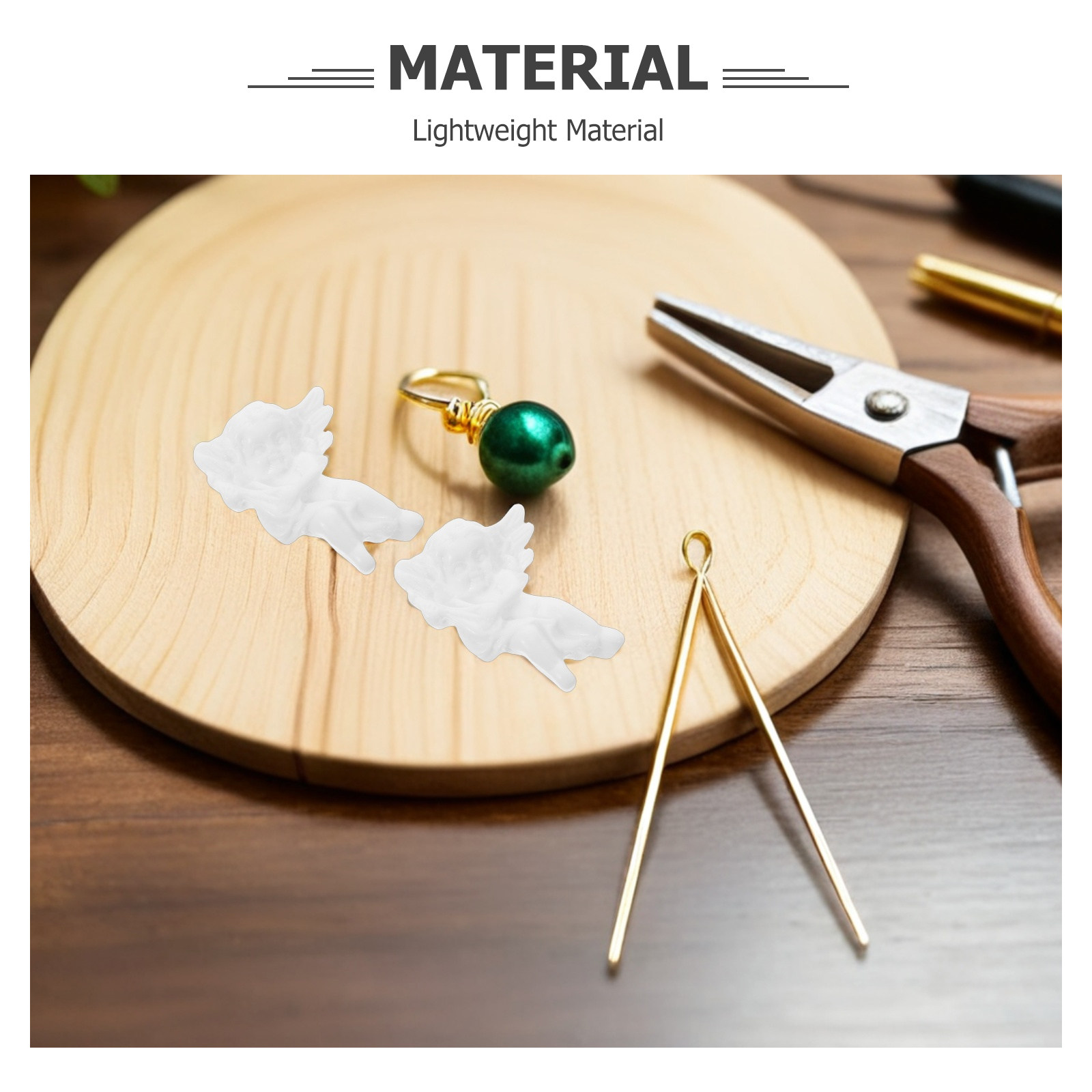 100 peças de miniaturas de anj - Christmas Craft Embellishment avaliação e preço